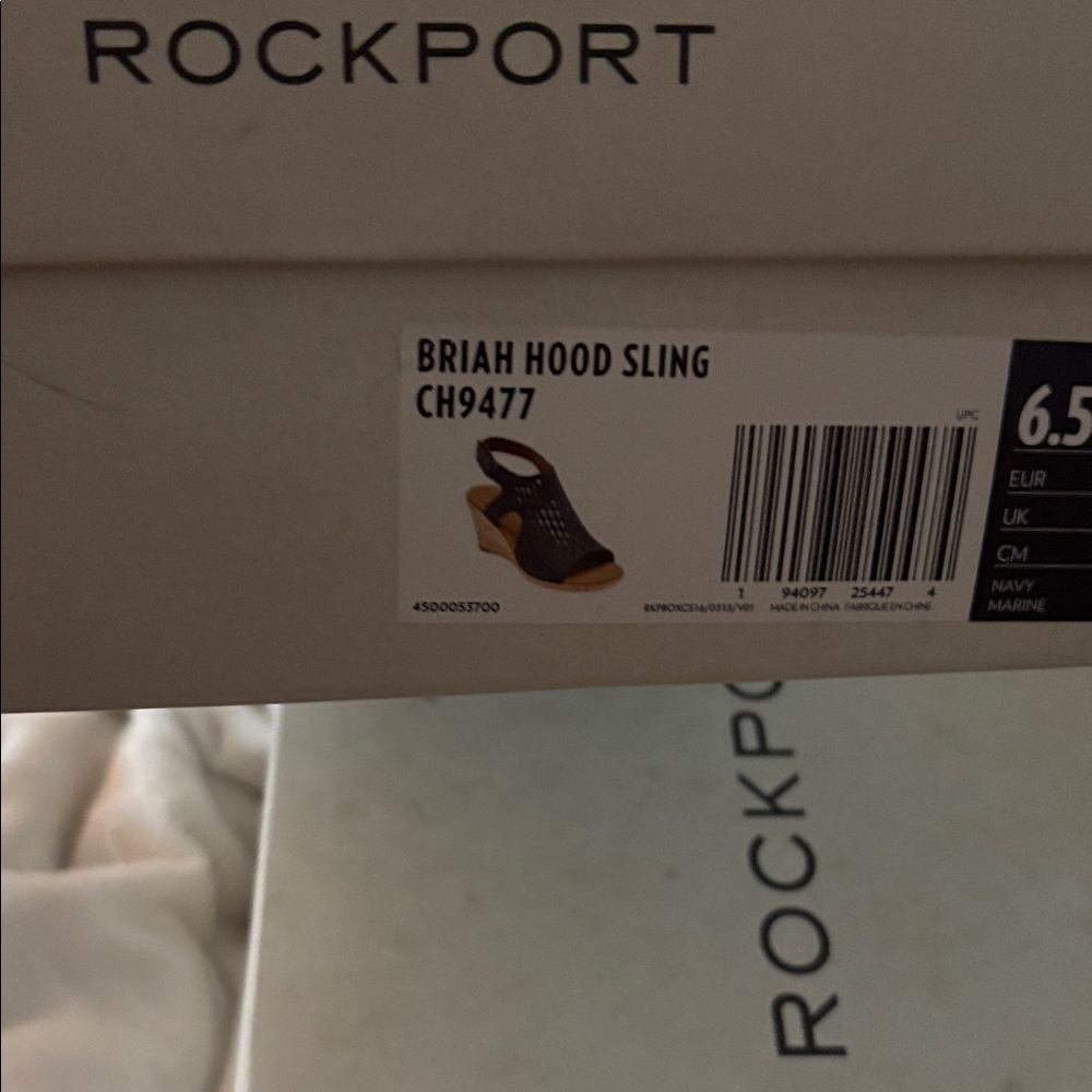 Rockport Navy Briah Hood Sling Sandals